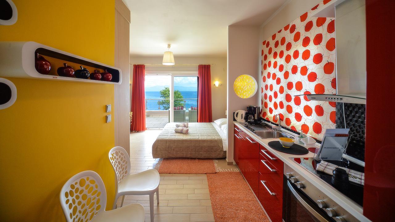 Sea View Suite With Pool Gaios Buitenkant foto